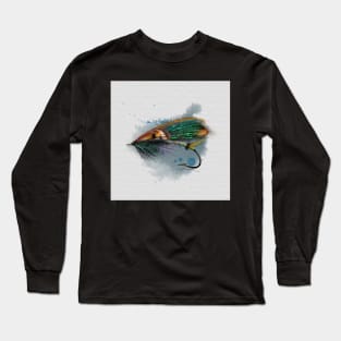 Jeney Green Peacock Freestyle Long Sleeve T-Shirt